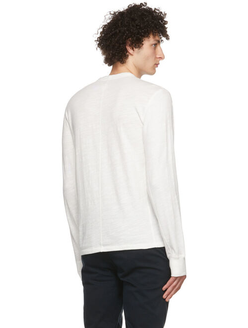 rag & bone White Cotton Henley