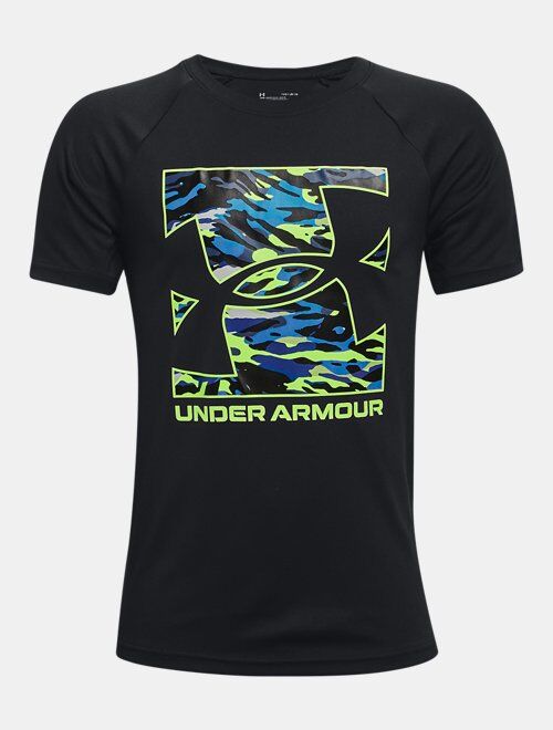 Under Armour Boys' UA Tech™ Box Logo Camo Short Sleeve