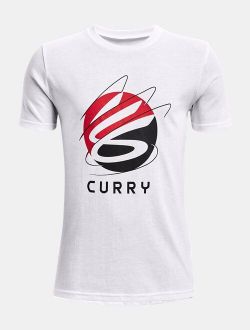 Boys' Curry Logo Short Sleeve T-shirt