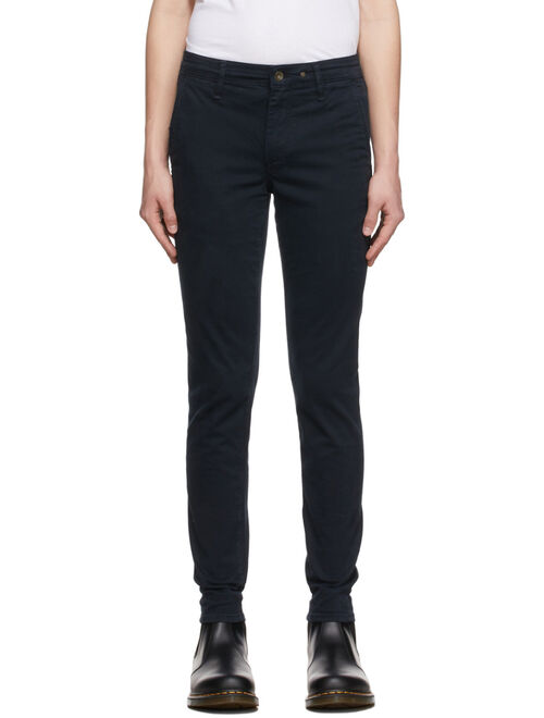 rag & bone Navy Cotton Trousers