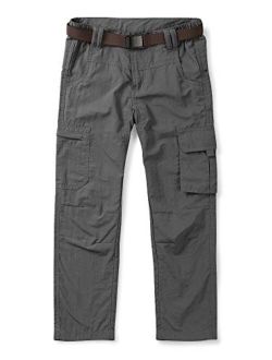 OCHENTA Men & Boys' Quick Dry Cargo Pants for Outdoor Hiking Camping Fishing