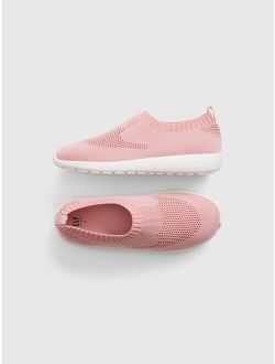 Kids Knit Pull-On Sneakers
