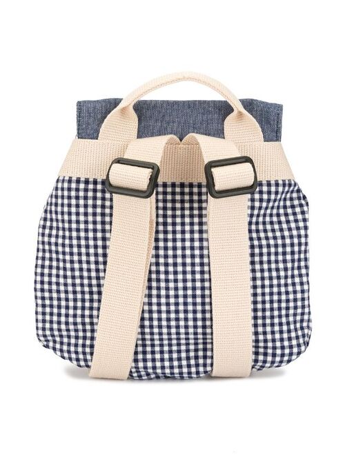 Familiar gingham check backpack