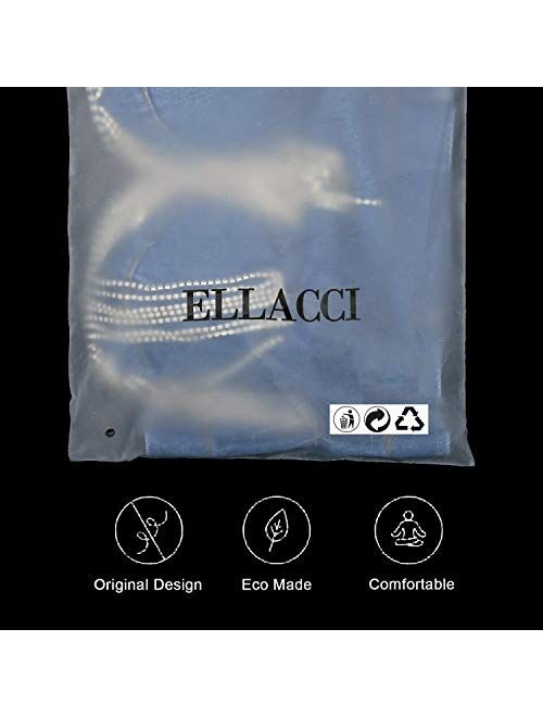 ELLACCI Women's Tassel Rhinestone Denim Bustier Crop Top Jean Corset Top Bra Blue