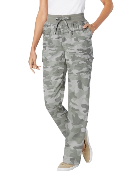 Woman Within Women's Plus Size Convertible Length Cargo Pant