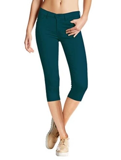 Hybrid & Company Hybrid and Company Women's Hyper Stretch Denim Capri Jeans