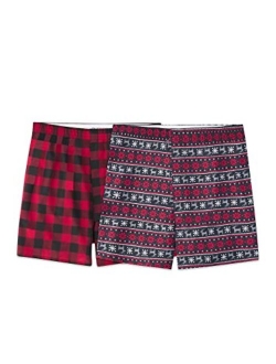 Men's Tag-Free Boxer Shorts (Knit & Woven)