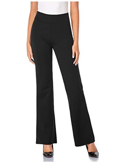 Tapata Women's 28''/30''/32''/34'' High Waist Stretchy Bootcut Dress Pants Tall, Petite, Regular for Office Business Casual