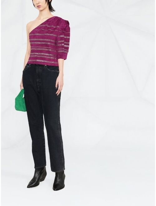 IRO Moroni single-sleeve blouse