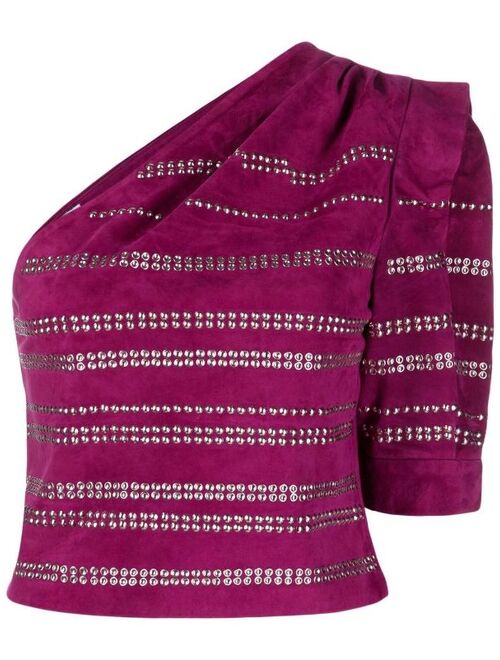 IRO Moroni single-sleeve blouse