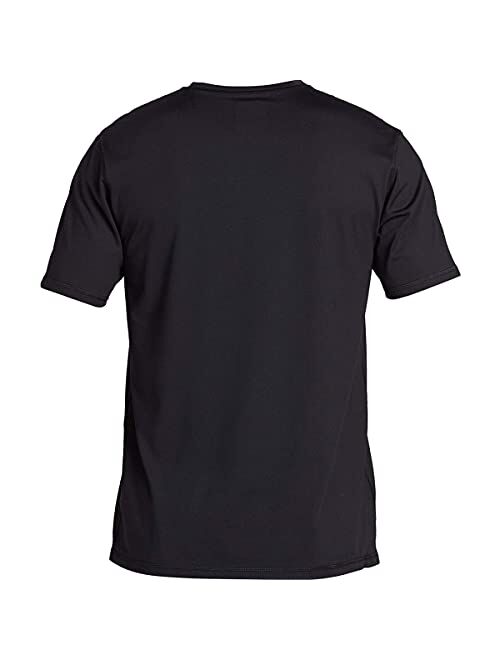 Quiksilver Men's Solid Streak Short Sleeve Rashuguard UPF 50 Sun Protection Surf Shirt