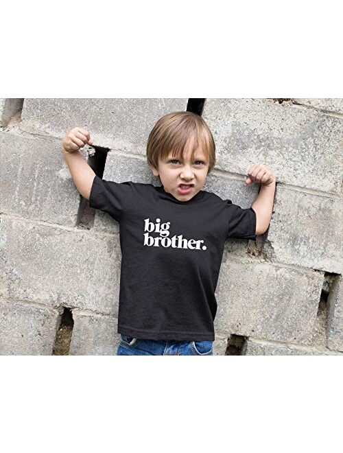 Olive Loves Apple Bold Promoted to Big Brother Sibling Reveal Shirt for Boys Sibling Outfit