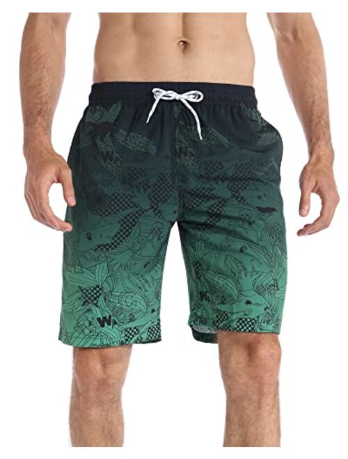 APTRO Men's Swim Trunks Quick Dry Swimwear Beach Short Bathing Suits with Mesh Lining and Pockets