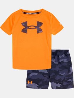 Boys' Infant UA Hyper Woodland Surf Shirt & Volley Shorts Set