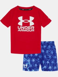 Boys' Infant UA Liquid Star Surf Shirt & Volley Shorts Set