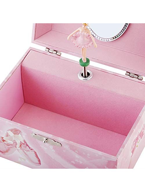 RR round RICH DESIGN Kids Musical Jewelry Box for Girls with Drawer and  Jewelry