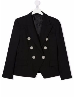 Kids TEEN double-breasted blazer