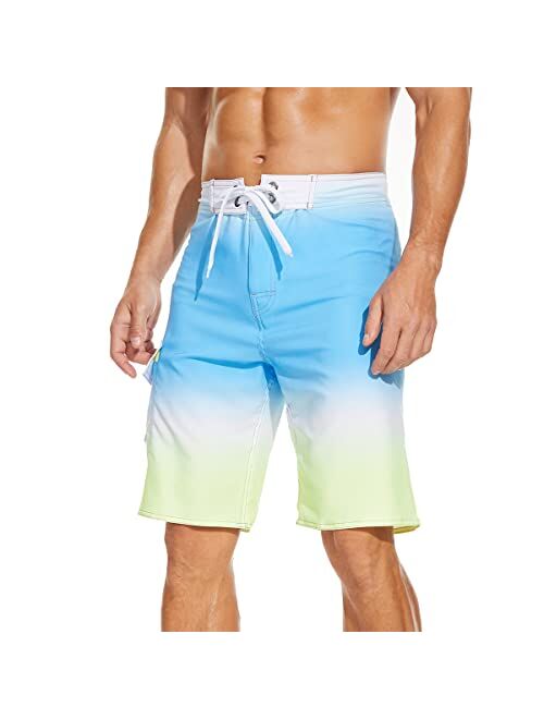 LETSHOLIDAY Men’s Swim Trunks Quick Dry Swimwear Beach Shorts with Side Pockets
