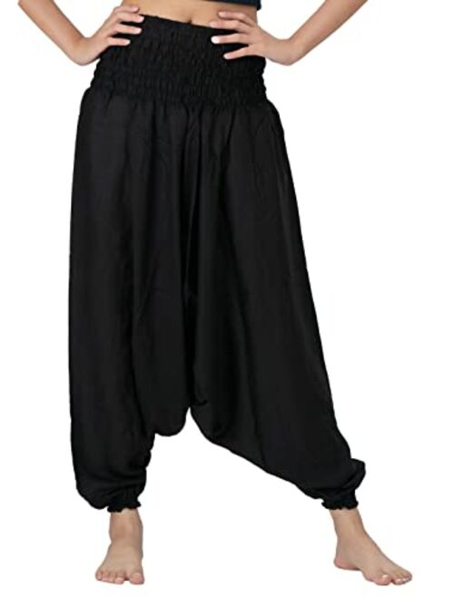 B BANGKOK PANTS Women's Harem Pants Jumpsuit Hippie Clothes