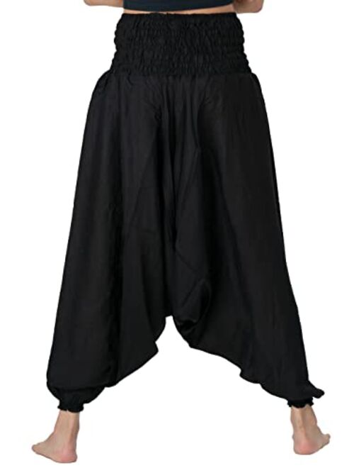 B BANGKOK PANTS Women's Harem Pants Jumpsuit Hippie Clothes