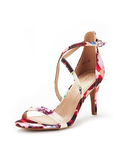 Women's Dolce Fashion Stilettos Open Toe Pump Heel Sandals