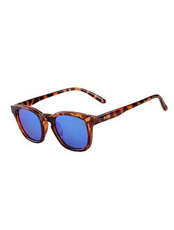Ulleres Kids Sunglasses- Retro 80s Polarized Sunglasses for Children Boys and Girls, A Tea Demi, One Size