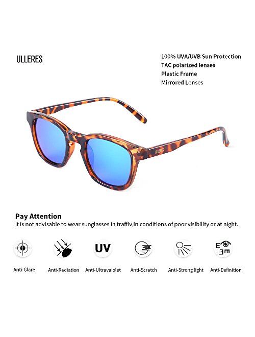 Revo Ulleres Kids Sunglasses- Retro 80s Polarized Sunglasses for Children Boys and Girls, A Tea Demi, One Size