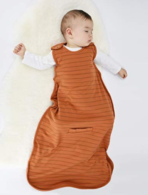 Woolino 4 Season Baby Sleep Bag, Australian Merino Wool Sleep Sack, Adjustable 2-24 Months Size Fits Infants & Toddlers