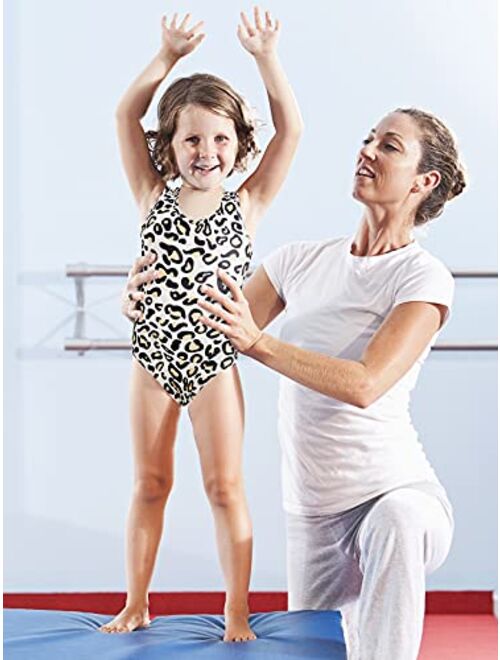 Vieille Gymnastics Leotard for Girls Criss Cross Straps Back Unitards Sparkly Ballet Dance Outfits Clothes 3-9T