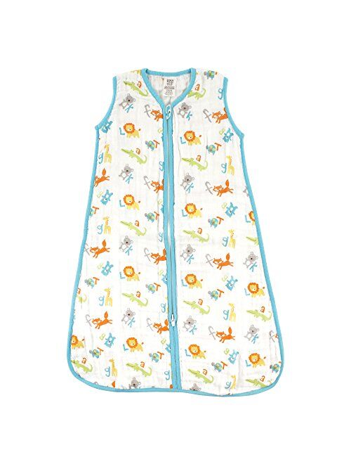Luvable Friends Unisex Baby Sleeveless Muslin Cotton Sleeping Bag, Sack, Blanket