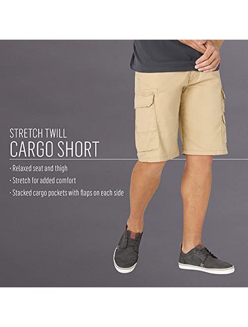 Wrangler Authentics Men's Stretch Twill Cargo Shorts