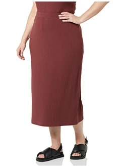 Women's Wide Rib Pencil Skirt