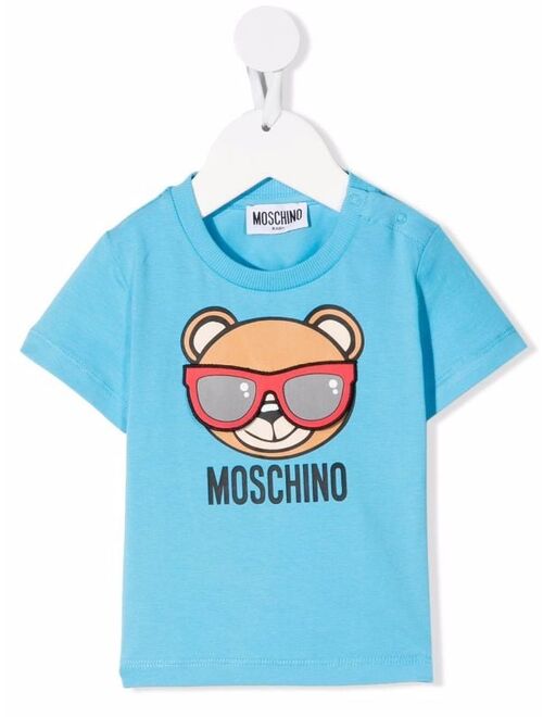 Moschino Kids teddy-print T-shirt