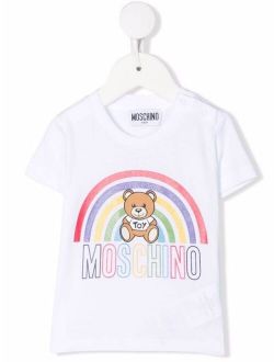 Kids Teddy Bear-motif cotton T-Shirt