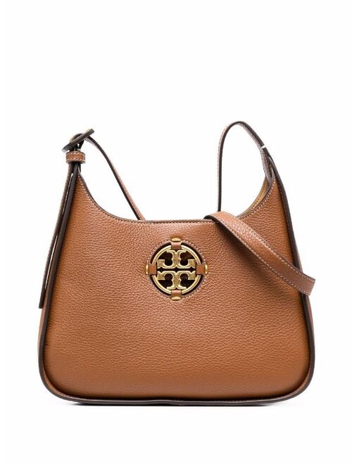 Tory Burch logo-plaque leather shoulder bag