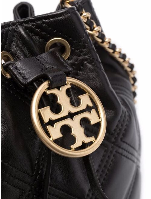 Tory Burch Fleming quilted bucket bag