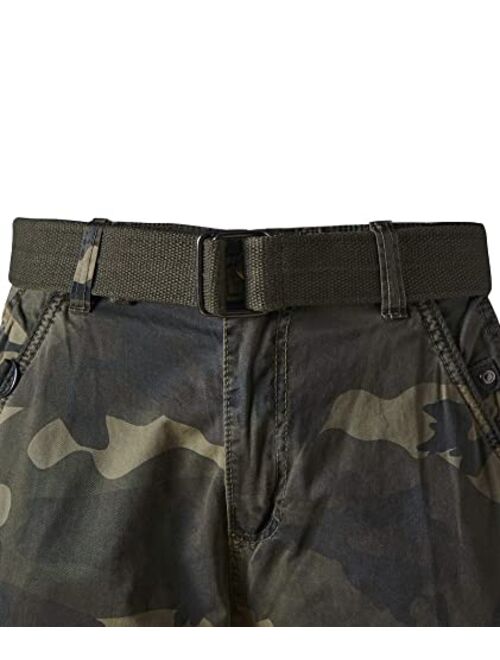 JACKETOWN 11" Mens Cargo Shorts Casual Multi Pockets Relaxed Fit Work Traveling Hiking Shorts