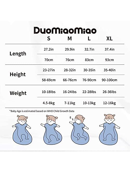 Uniqlo Duomiaomiao Unisex Baby Sleep Sack TOG 1.0, Micro-Fleece All Season Baby Sleeping Bag with Inverted Zipper, Plush Sleeveless Baby Wearable Blanket for Toddler Baby Girls 