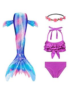 Guest Dream Mermaid Tails for Swimming Girls Swimsuit Princess Bathing Suit Bikini