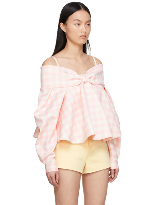 Shushu/Tong Pink Polyester Blouse
