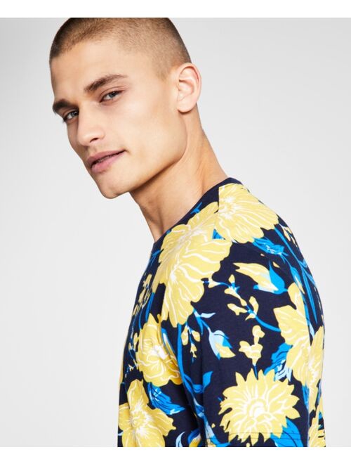 INC International Concepts Men's Floral Graphic T-Shirt, Created for Macy's