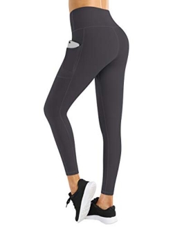Fengbay High Waist Yoga Pants with Pockets, Capri Leggings for Women Tummy Control Running 4 Way Stretch Workout Leggings