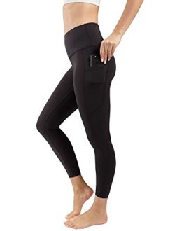 High Waist Squat Proof Tummy Control Power Flex Yoga Capris with Side Pockets