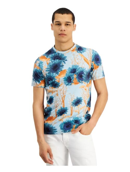 INC International Concepts Men's Sami Sunflower T-Shirt, Created for Macy's