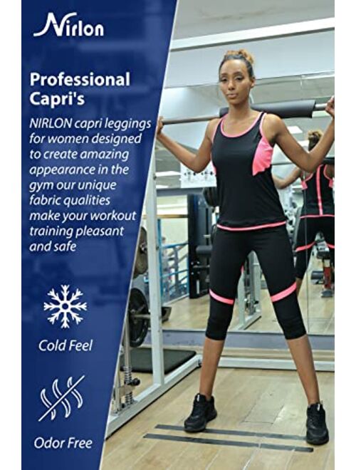 Nirlon Capri Leggings with Pockets for Women Regular & Plus Size Womens Capri Leggings