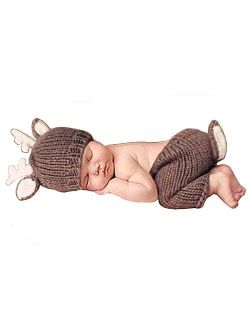 Besutana Newborn Baby Photography Props Outfits Lovely Boy Hat Pant Girl