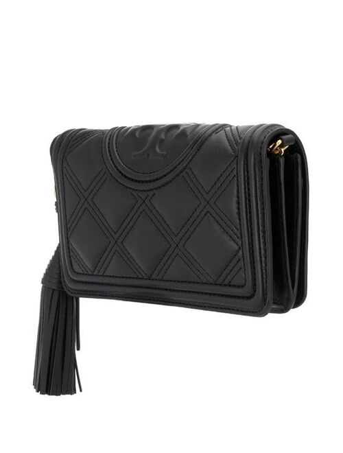 Tory Burch Fleming embossed logo bag