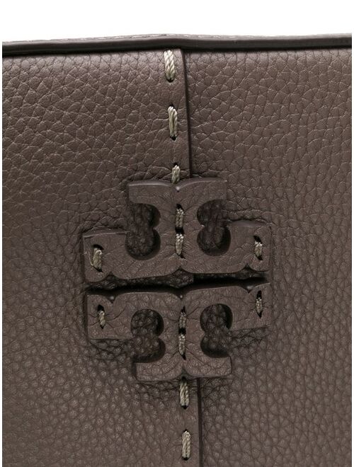 Tory Burch logo plaque leather shoulder bag