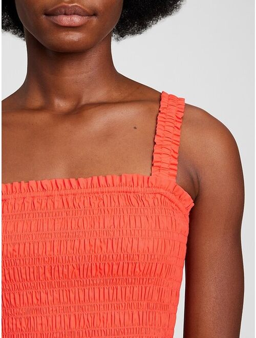 Gap Smocked Peplum Tank Top
