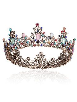 SAPOSTA Tiara Crowns for Women Tiaras for Girls Princess Crown for Birthday Halloween Costume Bride Wedding Queen, Crystal Tiara